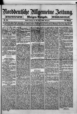 Norddeutsche allgemeine Zeitung vom 22.04.1881