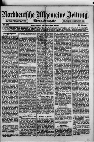 Norddeutsche allgemeine Zeitung vom 02.05.1881