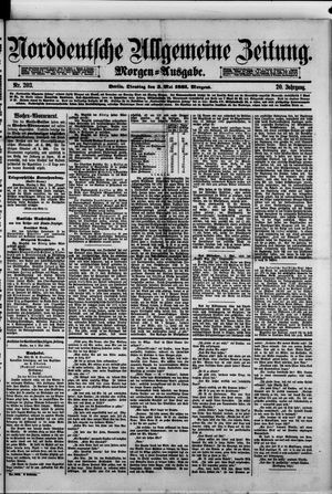 Norddeutsche allgemeine Zeitung vom 03.05.1881