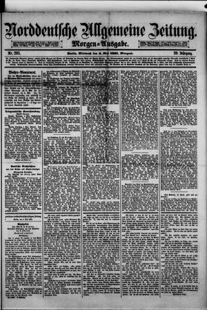 Norddeutsche allgemeine Zeitung vom 04.05.1881