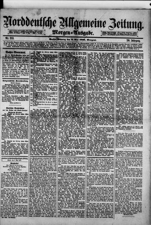 Norddeutsche allgemeine Zeitung vom 08.05.1881