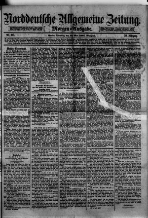 Norddeutsche allgemeine Zeitung vom 10.05.1881