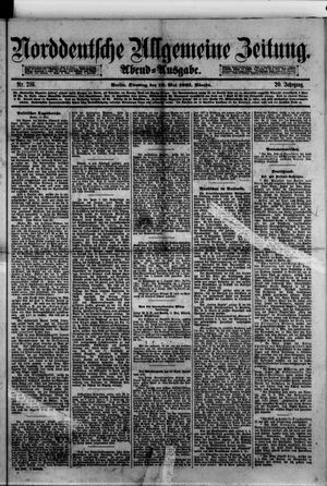 Norddeutsche allgemeine Zeitung vom 10.05.1881