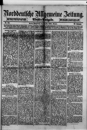 Norddeutsche allgemeine Zeitung vom 12.05.1881