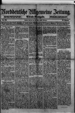 Norddeutsche allgemeine Zeitung vom 13.05.1881
