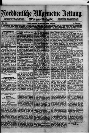 Norddeutsche allgemeine Zeitung vom 15.05.1881