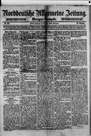 Norddeutsche allgemeine Zeitung vom 17.05.1881