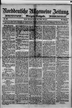 Norddeutsche allgemeine Zeitung vom 18.05.1881