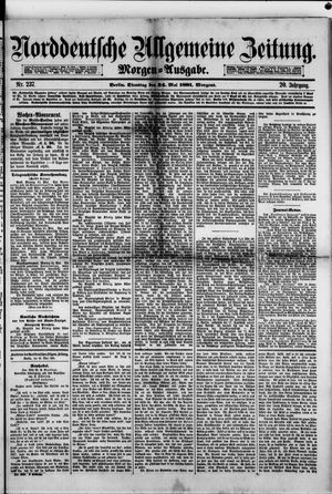 Norddeutsche allgemeine Zeitung vom 24.05.1881