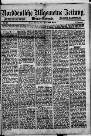 Norddeutsche allgemeine Zeitung vom 07.06.1881