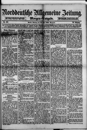 Norddeutsche allgemeine Zeitung vom 12.06.1881