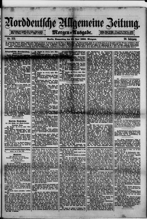 Norddeutsche allgemeine Zeitung vom 16.06.1881