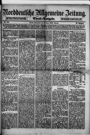 Norddeutsche allgemeine Zeitung vom 18.06.1881