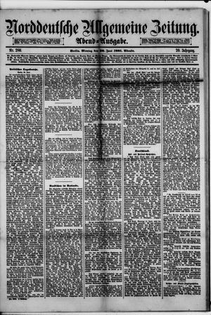 Norddeutsche allgemeine Zeitung vom 20.06.1881