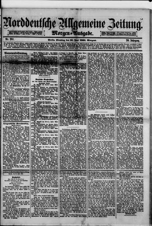 Norddeutsche allgemeine Zeitung vom 21.06.1881