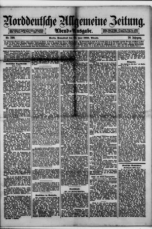 Norddeutsche allgemeine Zeitung vom 25.06.1881