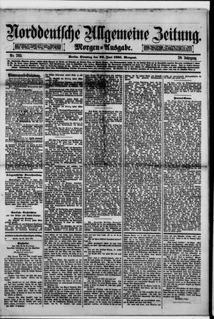 Norddeutsche allgemeine Zeitung vom 28.06.1881