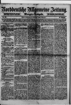 Norddeutsche allgemeine Zeitung vom 30.06.1881