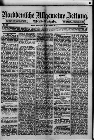Norddeutsche allgemeine Zeitung vom 08.07.1881