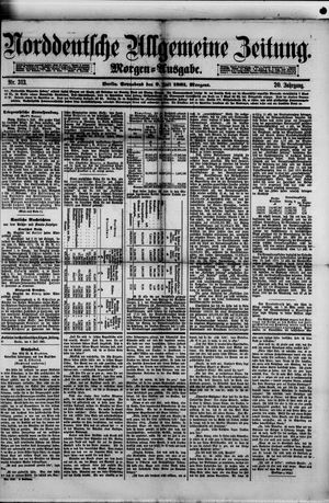 Norddeutsche allgemeine Zeitung vom 09.07.1881