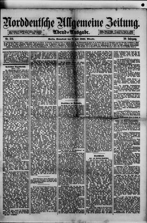 Norddeutsche allgemeine Zeitung vom 09.07.1881