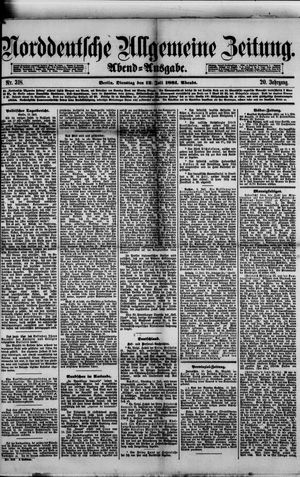 Norddeutsche allgemeine Zeitung on Jul 12, 1881