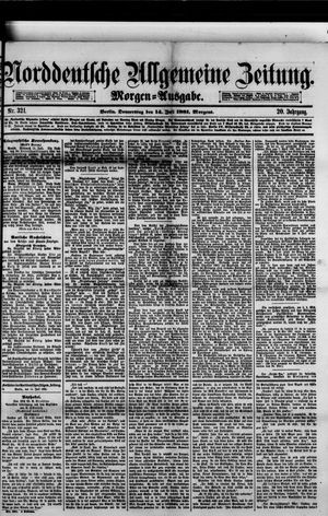 Norddeutsche allgemeine Zeitung vom 14.07.1881