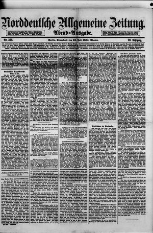 Norddeutsche allgemeine Zeitung vom 16.07.1881