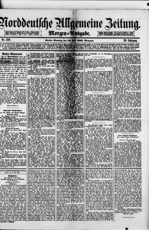 Norddeutsche allgemeine Zeitung vom 19.07.1881