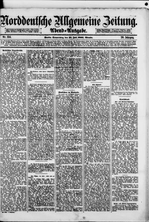 Norddeutsche allgemeine Zeitung vom 21.07.1881
