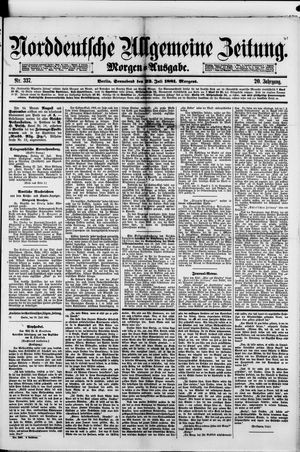 Norddeutsche allgemeine Zeitung on Jul 23, 1881