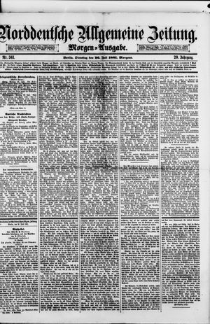 Norddeutsche allgemeine Zeitung vom 26.07.1881