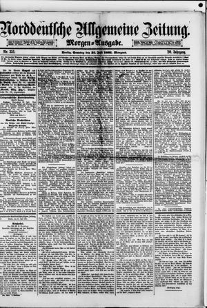 Norddeutsche allgemeine Zeitung vom 31.07.1881