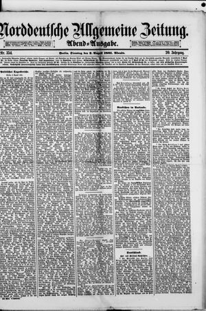 Norddeutsche allgemeine Zeitung vom 02.08.1881