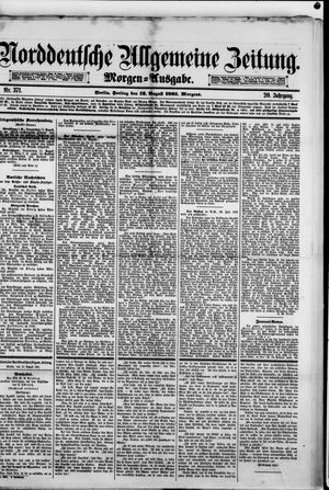 Norddeutsche allgemeine Zeitung vom 12.08.1881