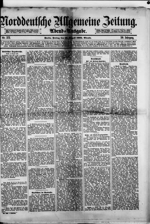 Norddeutsche allgemeine Zeitung vom 12.08.1881