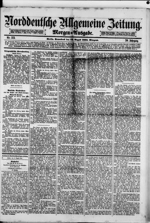 Norddeutsche allgemeine Zeitung vom 13.08.1881
