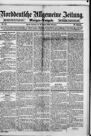 Norddeutsche allgemeine Zeitung vom 16.08.1881