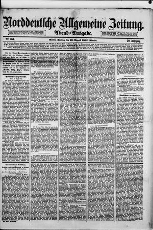 Norddeutsche allgemeine Zeitung vom 19.08.1881