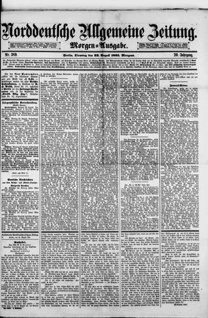 Norddeutsche allgemeine Zeitung on Aug 23, 1881
