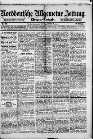 Norddeutsche allgemeine Zeitung vom 28.08.1881
