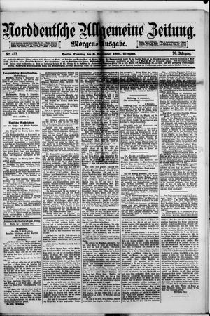 Norddeutsche allgemeine Zeitung vom 06.09.1881