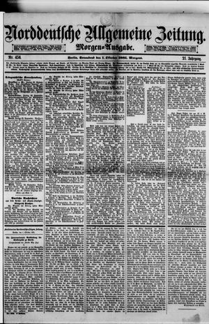 Norddeutsche allgemeine Zeitung vom 01.10.1881