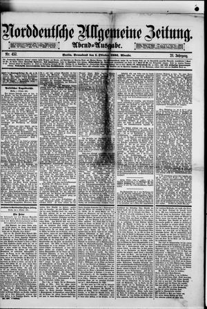 Norddeutsche allgemeine Zeitung vom 01.10.1881
