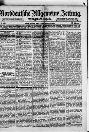 Norddeutsche allgemeine Zeitung on Oct 5, 1881