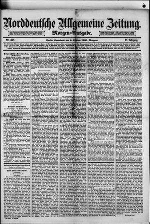 Norddeutsche allgemeine Zeitung vom 08.10.1881