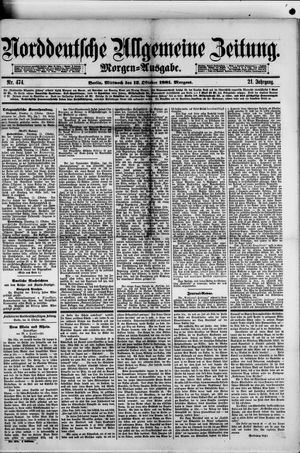 Norddeutsche allgemeine Zeitung vom 12.10.1881