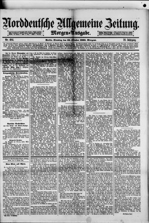 Norddeutsche allgemeine Zeitung vom 18.10.1881