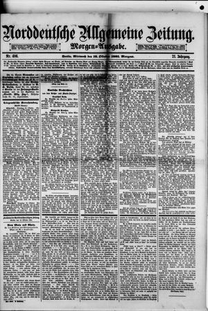Norddeutsche allgemeine Zeitung vom 19.10.1881