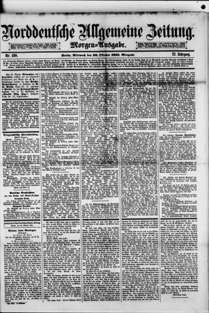 Norddeutsche allgemeine Zeitung vom 26.10.1881